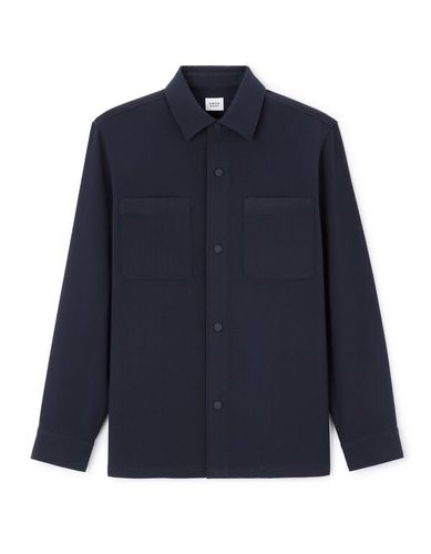 Chemise overshirt en coton stretch - marine - celio - Modalova