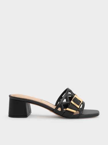 Charles & Keith - Mules à talons Whitney en cuir - Charles & Keith - Modalova