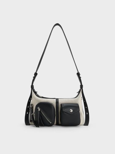 Charles & Keith - Sac bandoulière multi-poches en toile Thora - Charles & Keith - Modalova