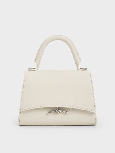 Charles & Keith - Sac à main à bouton-poussoir métallique Huxley - Charles & Keith - Modalova