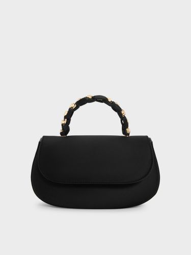 Charles & Keith - Sac à poignée supérieure tressée Eilian en satin - Charles & Keith - Modalova