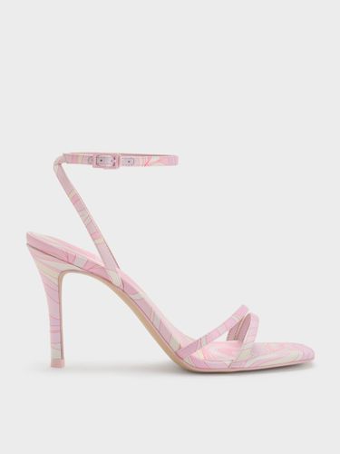 Charles & Keith - Sandales à talons et brides à imprimé tourbillon - Charles & Keith - Modalova