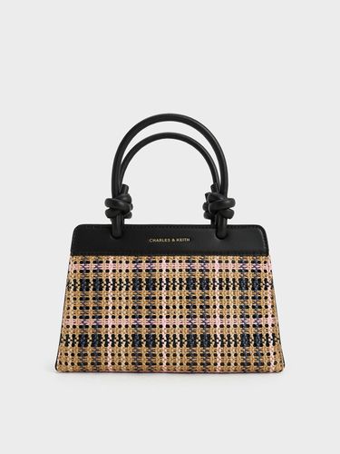 Charles & Keith - Sac cabas en tartan à poignée nouée Sabine - Charles & Keith - Modalova