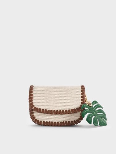Charles & Keith - Portefeuille tressé en toile à poignée en chaîne Blume - Charles & Keith - Modalova