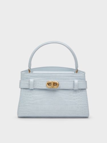 Charles & Keith - Sacà main à effet croco Aubrielle - Charles & Keith - Modalova
