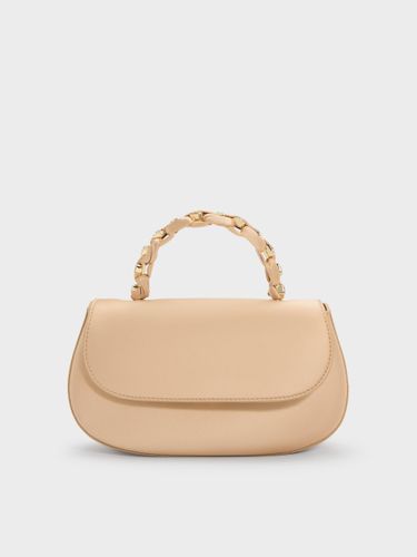 Charles & Keith - Sac à poignée supérieure tressée Eilian en satin - Charles & Keith - Modalova