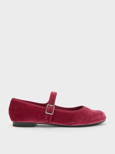 Charles & Keith - Mary Jane en velours à boucle - Charles & Keith - Modalova