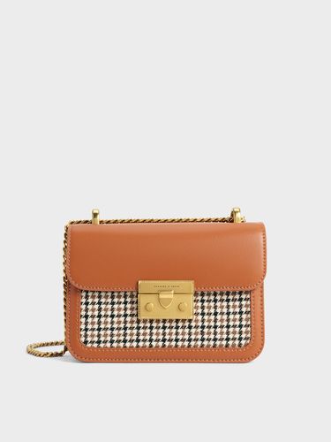 Charles & Keith - Sac à rabat avant à carreayx Alva - Charles & Keith - Modalova