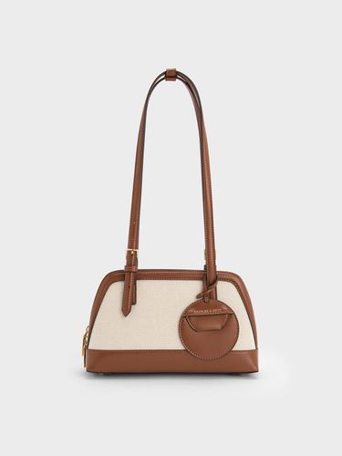 Charles & Keith - Sac en toile bicolore à poignée allongée Enola - Charles & Keith - Modalova