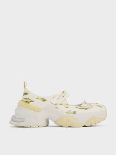 Charles & Keith - Baskets Mary Jane à imprimé fleuri et nœud - Charles & Keith - Modalova