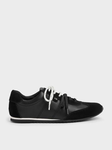 Charles & Keith - Baskets Jace en cuir et daim - Charles & Keith - Modalova