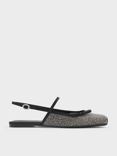 Charles & Keith - Chaussures Mary Jane à strass ornées d'un nœud - Charles & Keith - Modalova