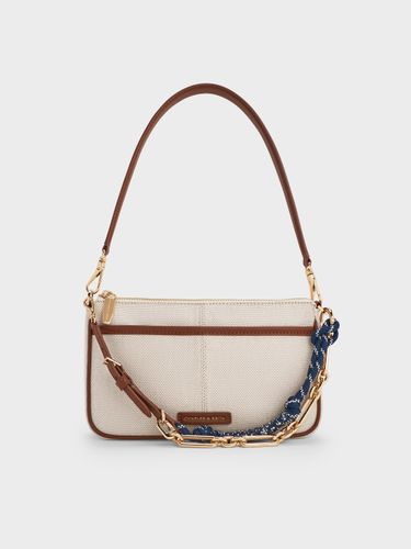Charles & Keith - Sac porté épaule en toile à bandoulière en corde nouée Addison - Charles & Keith - Modalova