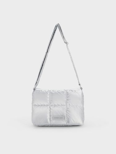 Charles & Keith - Mini sac bandoulière matelassé bouffant en nylon Errya - Charles & Keith - Modalova