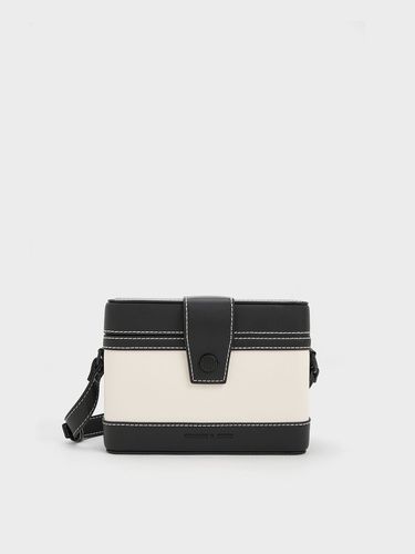 Charles & Keith - Sac bandoulière boxy à bordures surpiquées Bronte - Charles & Keith - Modalova