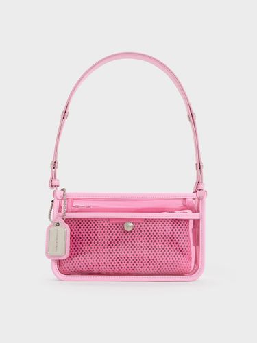 Charles & Keith - Sac porté épaule transparent en maille Norah - Charles & Keith - Modalova