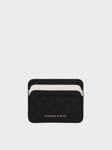 Charles & Keith - Porte-cartes matelassé bicolore Cleo - Charles & Keith - Modalova
