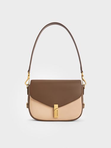 Charles & Keith - Sacoche bicolore à détail métallique Aurelia - Charles & Keith - Modalova