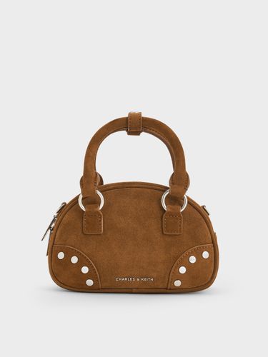 Charles & Keith - Sac à main clouté en suède recyclé Bobbie - Charles & Keith - Modalova