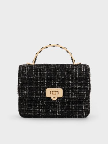 Charles & Keith - Sac à main en tweed matelassé Cressida - Charles & Keith - Modalova