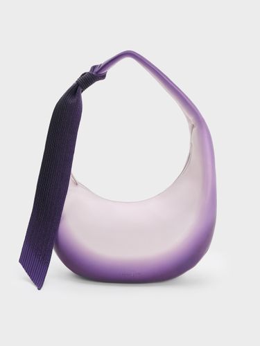 Charles & Keith - Sac hobo dégradé en demi lune et poignée nouée Toni - Charles & Keith - Modalova