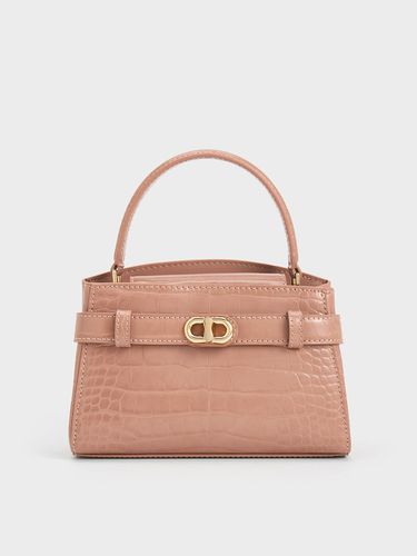 Charles & Keith - Sac à main effet croco Aubrielle - Charles & Keith - Modalova