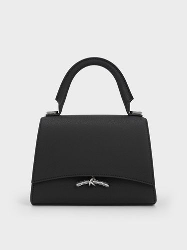 Charles & Keith - Sac à main à bouton-poussoir métallique Huxley - Charles & Keith - Modalova