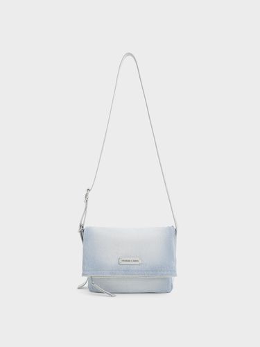 Charles & Keith - Sac bandoulière à rabat en denim Ivette - Charles & Keith - Modalova