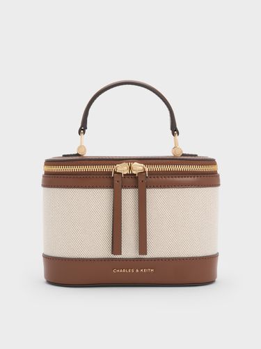 Charles & Keith - Sac vanity Enola en toile avec poignée supérieure - Charles & Keith - Modalova