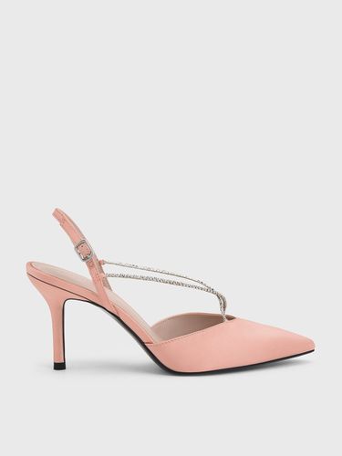 Charles & Keith - Ballerines en polyester recyclé avec bride arrière et lanière ornée Adel - Charles & Keith - Modalova