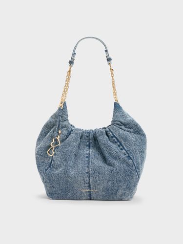 Charles & Keith - Sac hobo froncé en denim Ciara - Charles & Keith - Modalova
