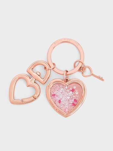 Charles & Keith - Porte-clés en cristal à cadenas en forme de cœur - Charles & Keith - Modalova
