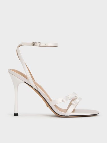 Charles & Keith - Sandales à talon aiguille et bride de cheville en polyester recyclé Jessy - Charles & Keith - Modalova