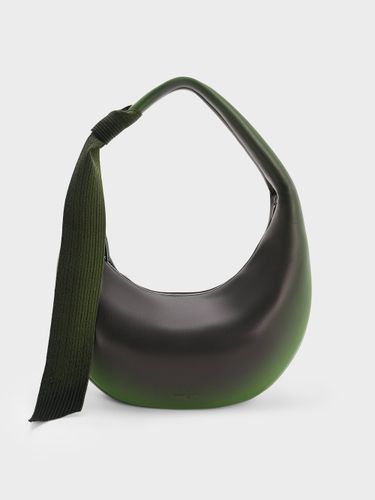 Charles & Keith - Sac hobo dégradé en demi lune et poignée nouée Toni - Charles & Keith - Modalova