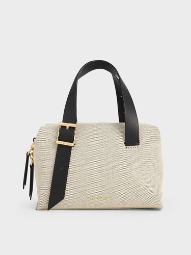 Charles & Keith - Sac bowling en toile Marceline - Charles & Keith - Modalova