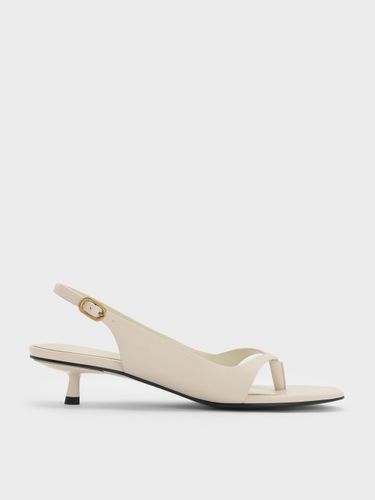 Charles & Keith - Sandales à bride arrière et talon de chaton à bout carré Rayne - Charles & Keith - Modalova