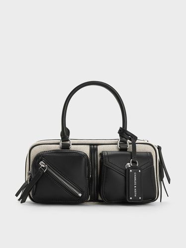 Charles & Keith - Sac bowling multi-poches en toile Thora - Charles & Keith - Modalova