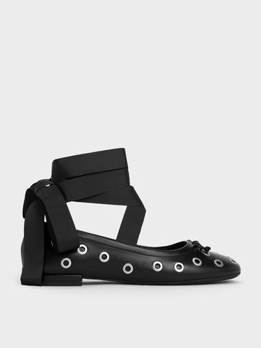 Charles & Keith - Ballerines à nouer à œillets Margot - Charles & Keith - Modalova