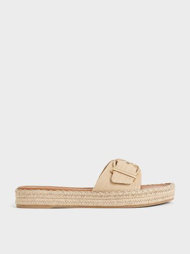 Charles & Keith - Sandales espadrilles tissées à boucle - Charles & Keith - Modalova