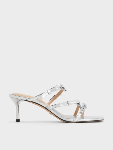 Charles & Keith - Sandales métallisées à nœud en polyester recyclé Jessy - Charles & Keith - Modalova
