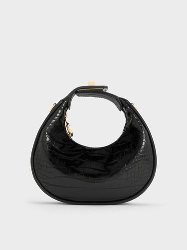 Charles & Keith - Mini sac lune effet croco - Charles & Keith - Modalova