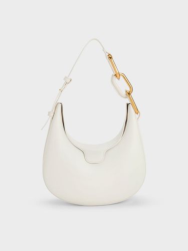 Charles & Keith - Sac forme croissant de lune à détail métallique Kora - Charles & Keith - Modalova