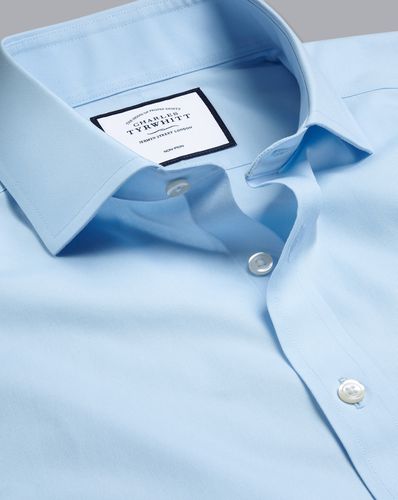 Chemise En Popeline À Col Cutaway Sans Repassage - par - Charles Tyrwhitt - Modalova