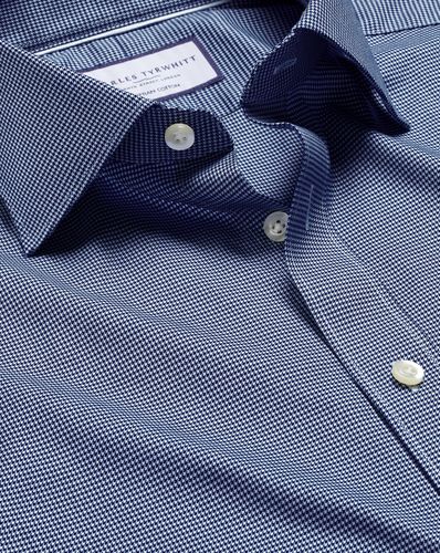 Chemise À Motif Petit Pied-De-Poule Luxe - par - Charles Tyrwhitt - Modalova