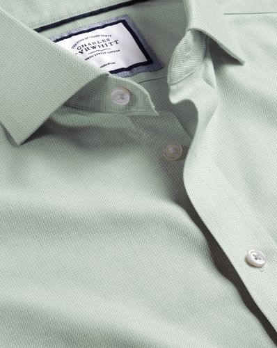 Chemise À Tissage Richmond À Col Italien Sans Repassage - par - Charles Tyrwhitt - Modalova