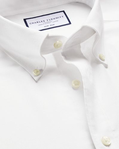 Chemise Oxford Extensible Sans Repassage - par - Charles Tyrwhitt - Modalova