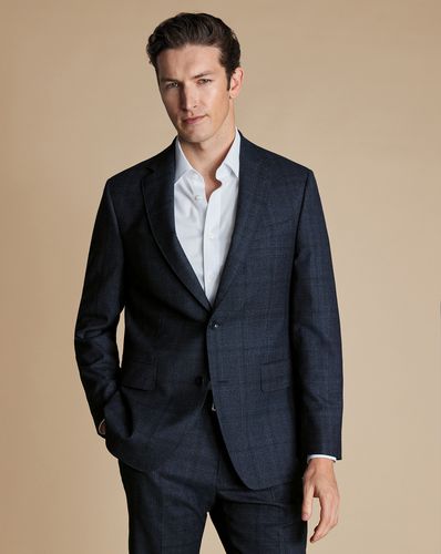 Veste De Costume À Carreaux Ultimate Performance - Acier par - Charles Tyrwhitt - Modalova