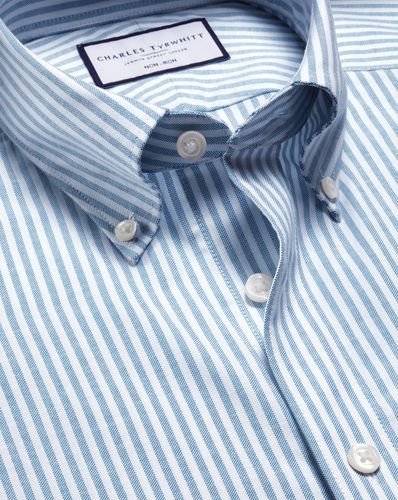 Chemise Oxford Extensible Sans Repassage - par - Charles Tyrwhitt - Modalova