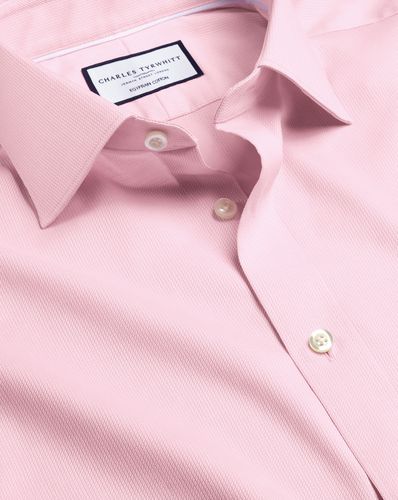 Chemise À Tissage Windsor Et Col Semi-Italien En Coton Égyptien - par - Charles Tyrwhitt - Modalova