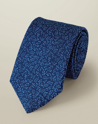 Cravate En Soie À Motif Cachemire Floral - De France Et Bleuet par - Charles Tyrwhitt - Modalova